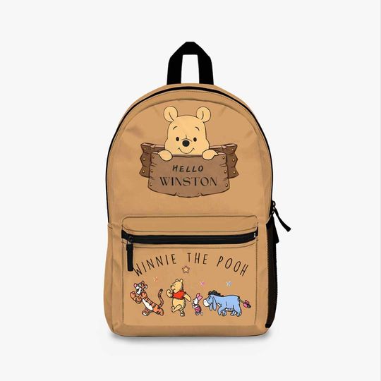 Discover Personalized Cartoon Bear Backpack, Kids School Bag