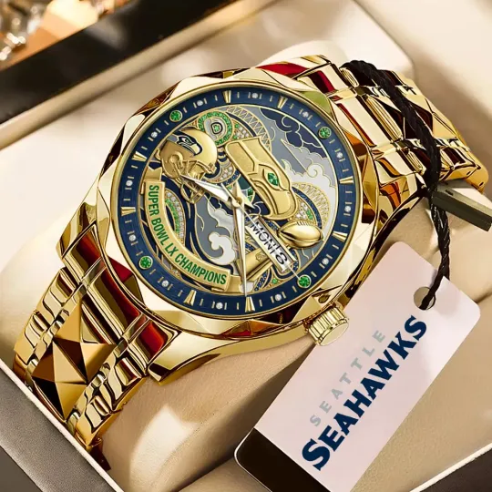 Discover Seahawkss  Champions Alloy Luxury Quartz Watch  14776