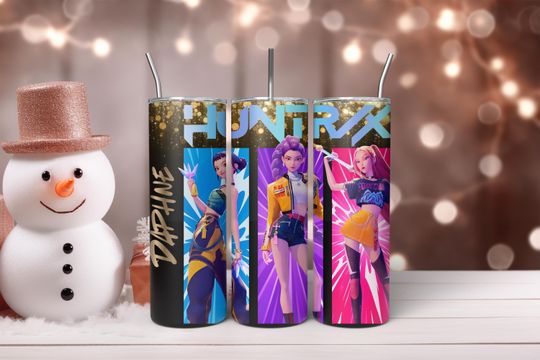 Discover Personalized K-Pop Tumbler Anime 20oz Tumbler with Lid and Straw