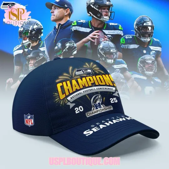Discover Seahawkss National Football Conference Championship Cap