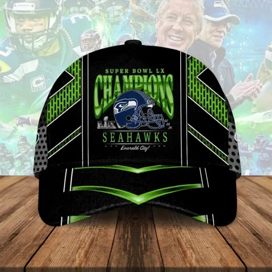 Discover Seahawkss 2025 LX Champions Classic Cap