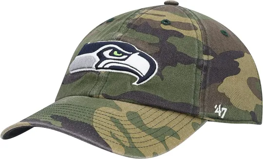 Discover SEATTLE SEAHAWKS Camo Adult Cap, Gift For Fans