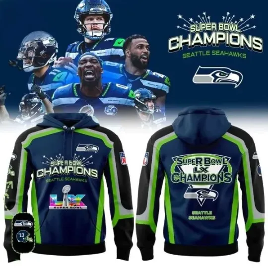 Discover Seahawkss Super LX Champions Edition Hoodie