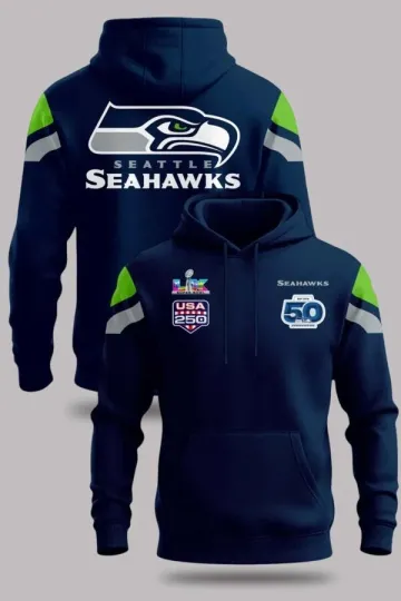 Discover USA 250 Football Hoodie 2026 Seahawkss Inspired Fan Style