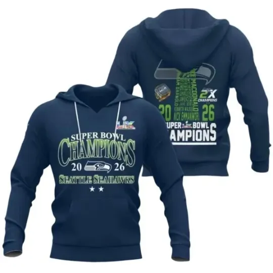 Discover Seahawkss Champions 2026 Hoodie