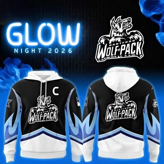 Discover Hockey Glow Night Celebration Hoodie 2026 – Hartford Fan Style