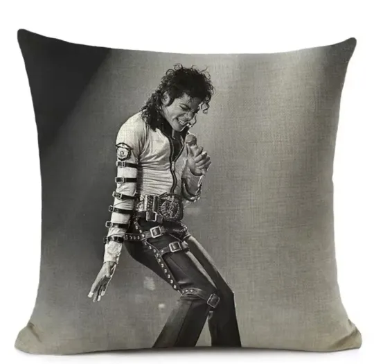Michael Jackson Throw Pillow