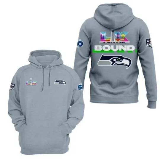 Discover 2026 Seahawkss 50Th Season Bound Hoodie