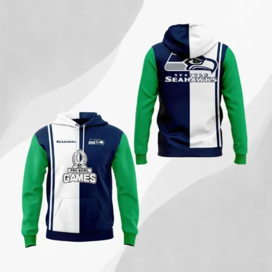 Discover Seahawkss 2026 Pro B.owl Games Celebrate Hoodie