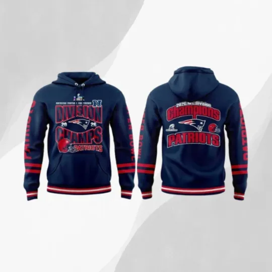 Discover Patriotss 2026 Division Champions Hoodie