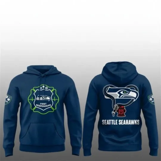 Discover Seahawkss First Responders Night Hoodie