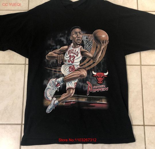 Scottie Pippen Basketball Men T-shirt Black Unisex S to 5XL JJ4461