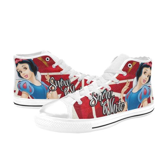 Snow White High Top Shoes Sneakers