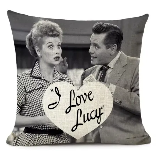 I Love Lucy Throw Pillow