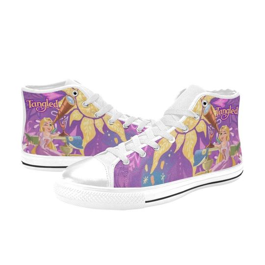 Discover Tangled Custom High Top Shoes Unisex Adult and Kids