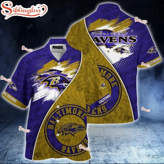 Discover Baltimore Football Team Ravenss Team Football Summer Hawaiian Shirt