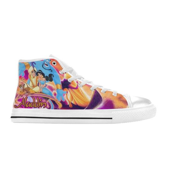 Princess Jasmine Aladdin High Top Shoes Sneakers