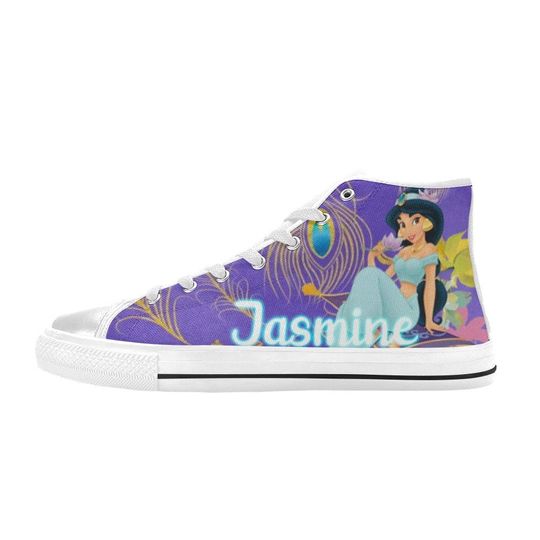 Princess Jasmine Aladdin High Top Shoes Sneakers