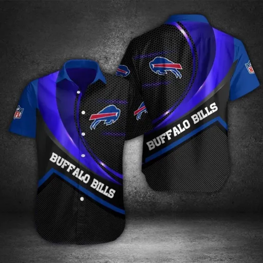 Discover Buffalo Football Team Billss Logo Aloha Hawaiian Shirt