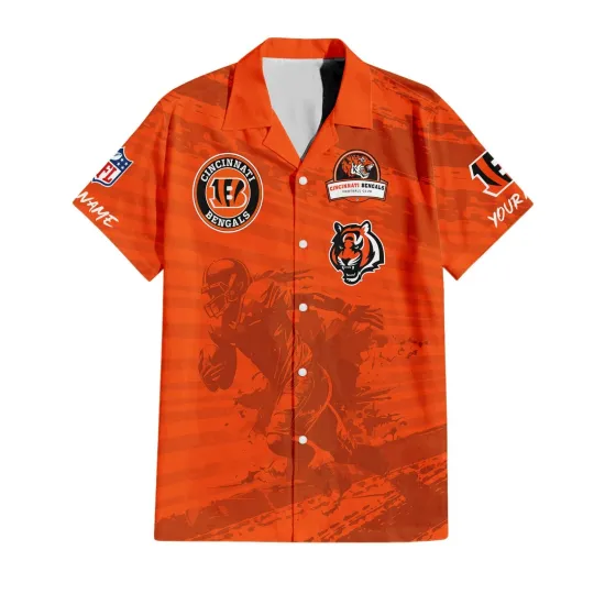 Discover Cincinnati Fooball Team Bengalss Hawaiian Shirt, Unisex Adults, Full Size S-5XL