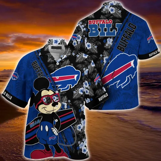 Discover Buffalo Football Team Billss Summer Hawaiian Shirt, Unisex Adults, Full Size S-5