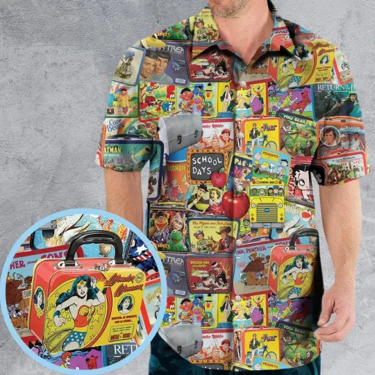 Discover Retro Land TV Shows Hawaiian Shirt, Unisex Adults, Full Size S-5XL