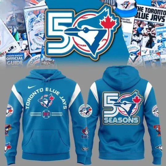 Blue Jays 50 Seasons Hockey Team 2026 Hoodie
