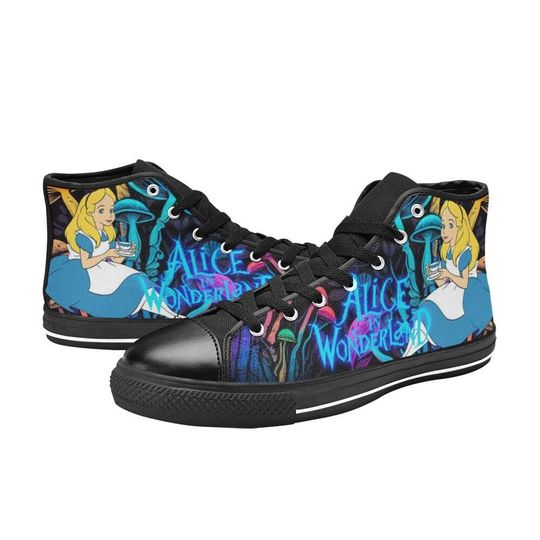 Discover Alice in Wonderland High Top Shoes Sneakers