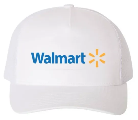 Walmart store WalMart logo Retro Flexfit Trucker Hat