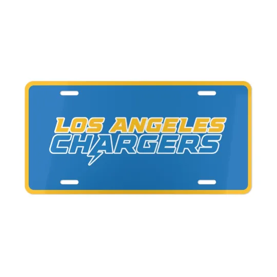 Discover Los Angeles Chargers Football football Car Front License Plate Tag Vanity Style - NEW