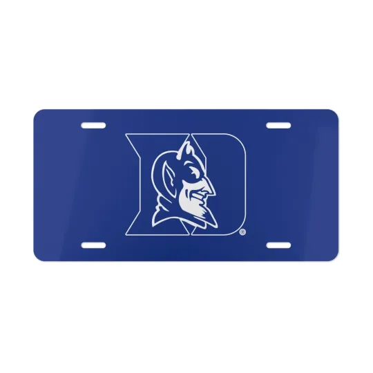 Discover Duke Blue Devils NCAA Car Front License Plate Tag Vanity – Auto Metal Aluminum