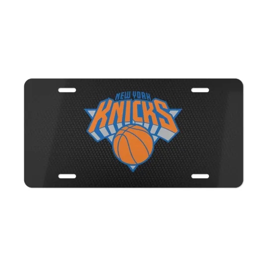 New York Knicks, License Plate Car Tag Metal Aluminum
