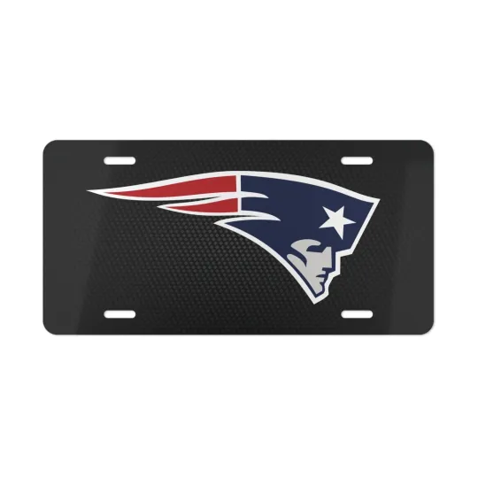 Discover New England Patriot | License Plate New Car Tag Metal Vanity Plate