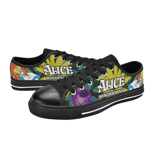 Alice in Wonderland Cheshire Cat Low Top Shoes Sneakers