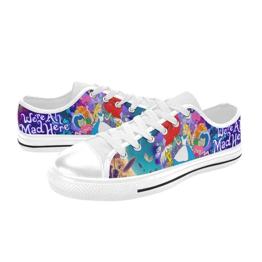 Alice in Wonderland Cheshire Cat Low Top Shoes Sneakers