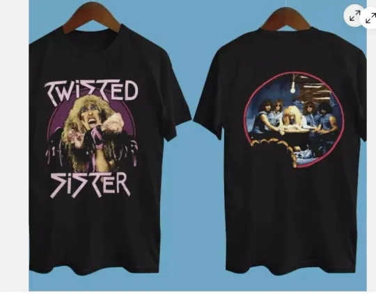 Discover Twisted Sister Stay Hungry Tour Double Sided T-Shirt for Fans and Gifts