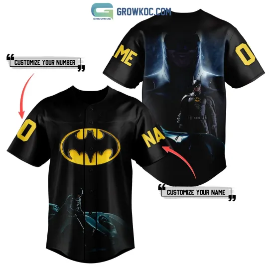 Discover Batman DC Marvel Studios Personalized Baseball Jersey
