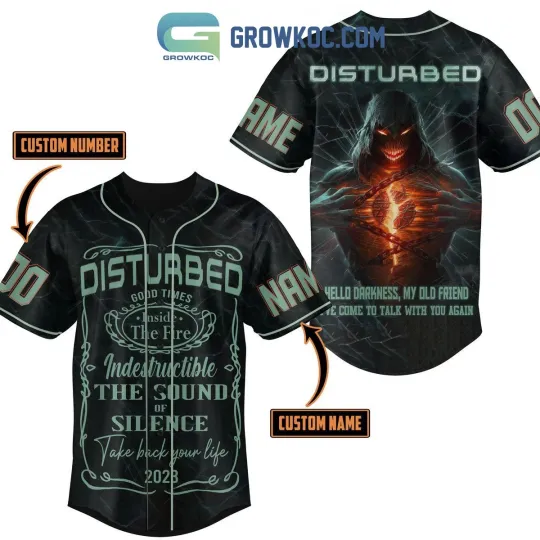 Discover Disturbed Take Back Your Life 2023 Personalized Baseball Jersey