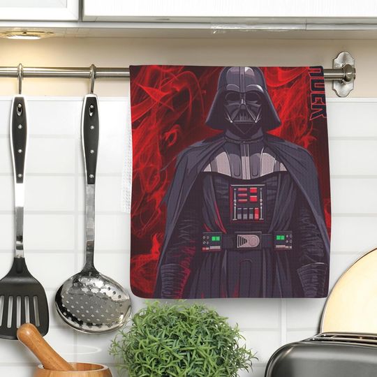 Darth Vader Hand Towel, Funny Political Home Decor, Kitchen Towel