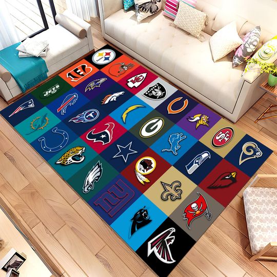 Discover American Football Team Rug: Sports Fan Area Rug