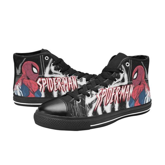 Spiderman High Top Shoes Sneakers