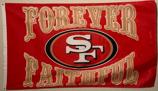 SF San Francisco 49ers Niners Football House Flag