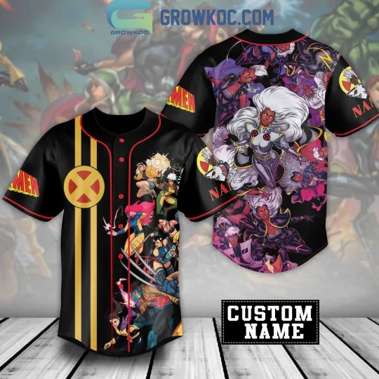 Storm X Men 821797 Fan Personalized Baseball Jersey