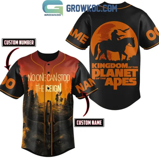 Discover Kingdom Of The Planet Of The Apes Personalized Baseball Jersey