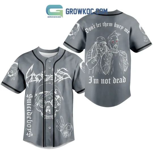 Discover Suicideboys I Am Not Dead Not Bury Baseball Jersey