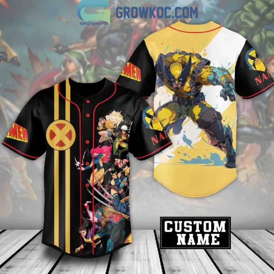 Wolverine X Men 821797 Fan Personalized Baseball Jersey