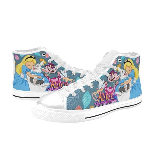 Discover Alice in Wonderland High Top Shoes Sneakers