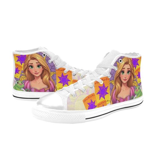 Discover Tangled High Top Shoes Sneakers