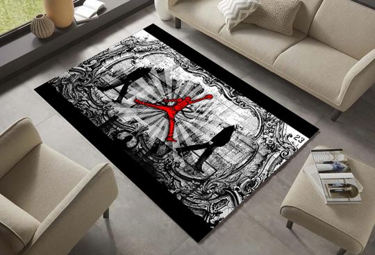 Discover Basketball Player Rug: Sport Area Rug, Teens Room Decor