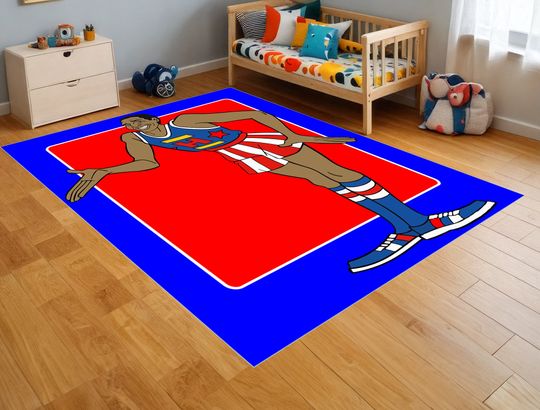 Discover USA Basketball Team Rug,Gifts For Basketball Lovers,Anime Basketball Player Rug,Cartoon Basketball Carpet,Basketball Poster Rug,Funny Rugs